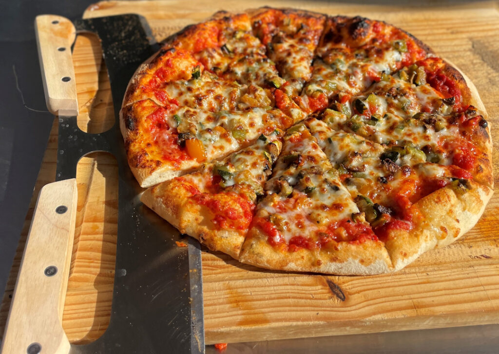 Sourdough roasted Veggie Pizza