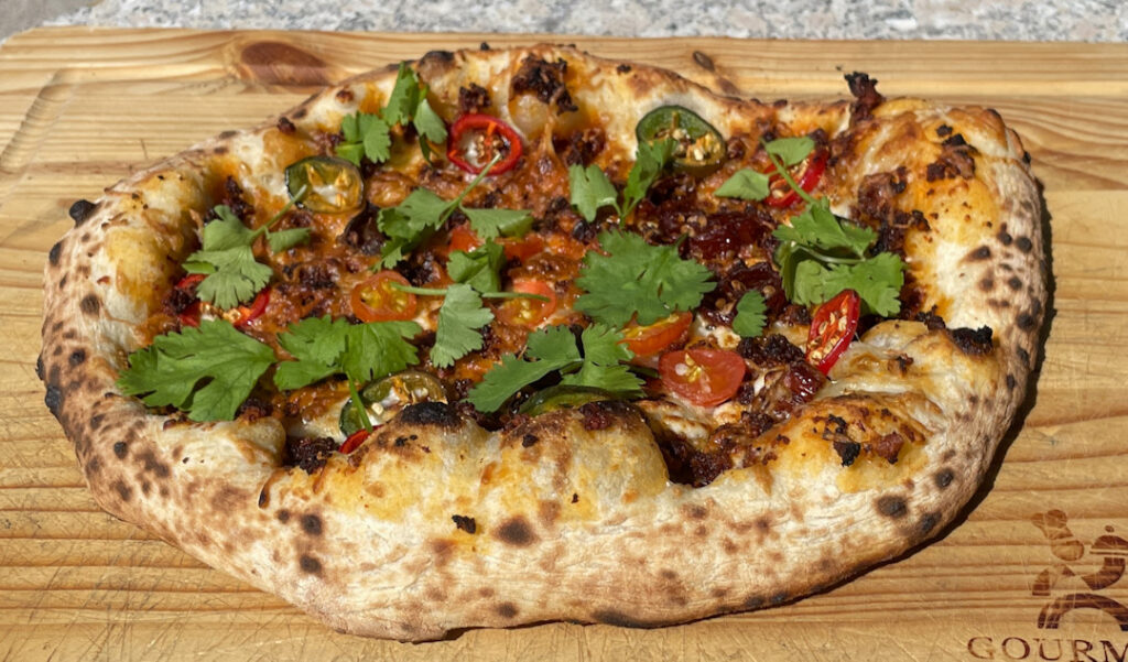 Pizza with Chorizo