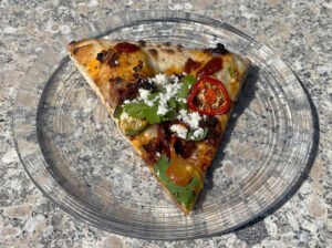 Pizza con chorizo
