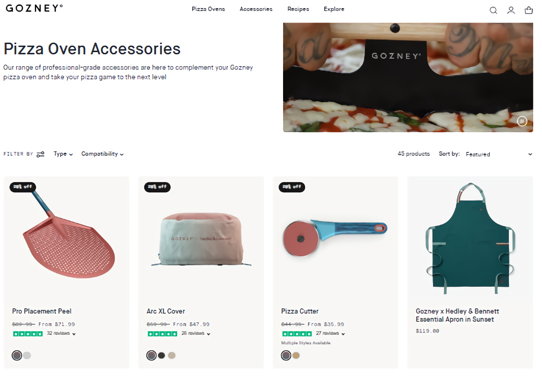 Gozney Accessories sale in 2024.