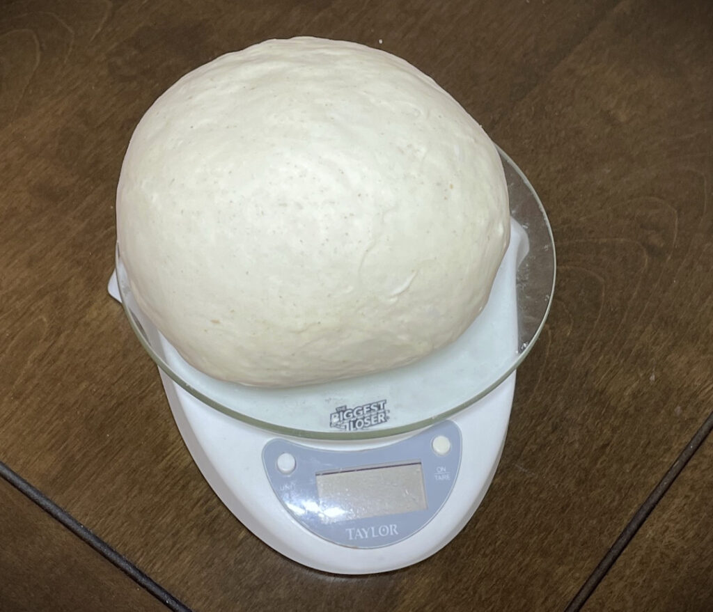 After 20 minutes, the dough now looks smooth.