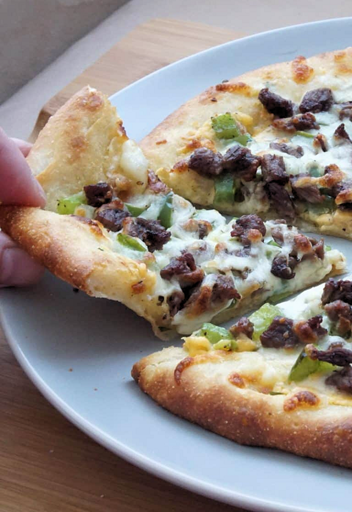 Philly Cheesesteak Pizza