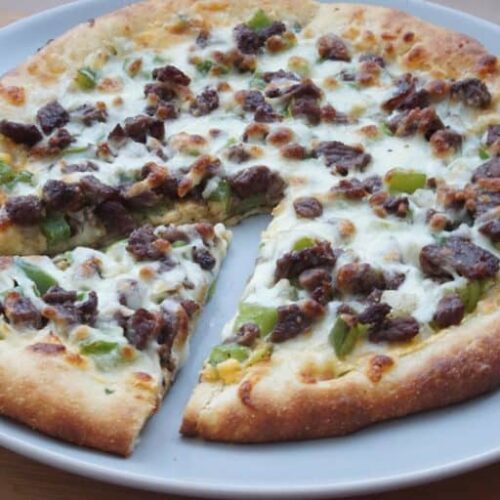 Philly Cheesesteak Pizza