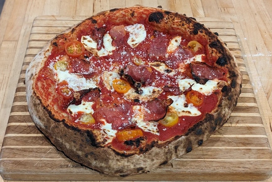 Speck & Tomato Pizza